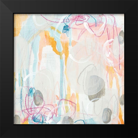 Interior Orbit I Black Modern Wood Framed Art Print by Vess, June Erica