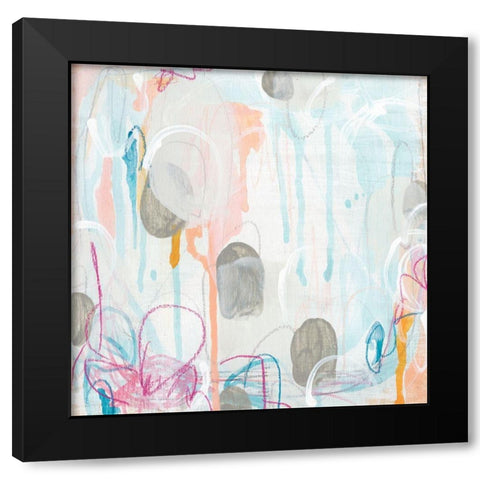Interior Orbit II Black Modern Wood Framed Art Print by Vess, June Erica