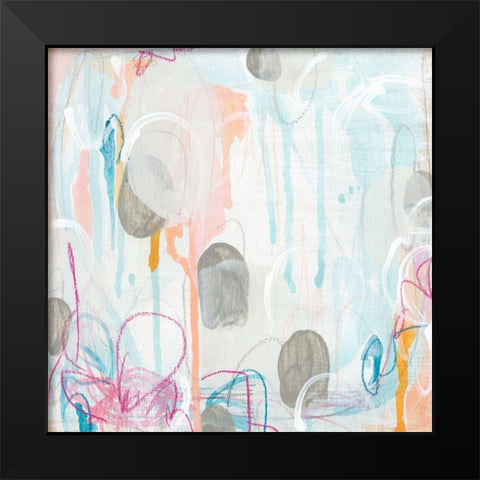 Interior Orbit II Black Modern Wood Framed Art Print by Vess, June Erica
