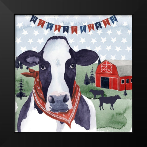 American Herd  I Black Modern Wood Framed Art Print by Popp, Grace