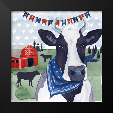 American Herd  II Black Modern Wood Framed Art Print by Popp, Grace