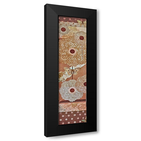 Lace Flower II Black Modern Wood Framed Art Print with Double Matting by Perkins, Greg