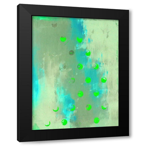 Islander II Black Modern Wood Framed Art Print with Double Matting by Perkins, Greg