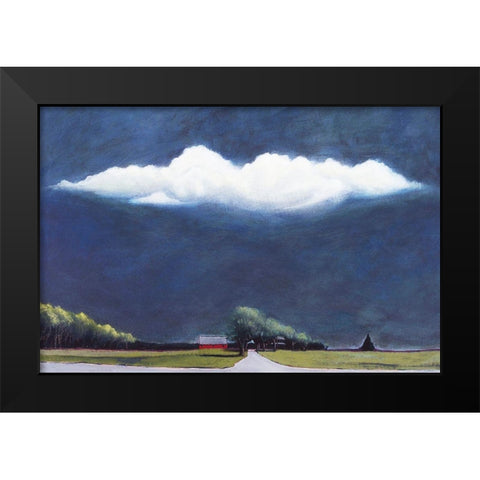 Going To Sag Harbor Black Modern Wood Framed Art Print by Romm, Steven