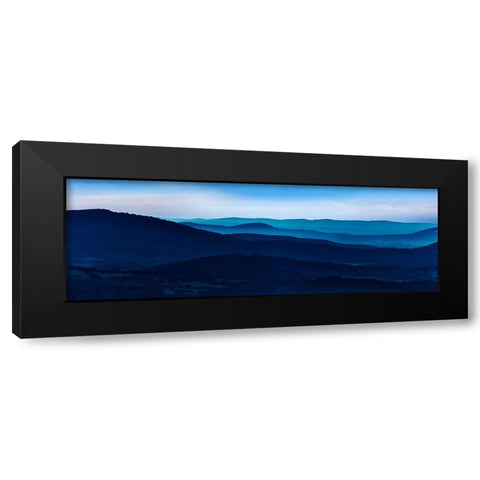 Misty Mountains I Black Modern Wood Framed Art Print with Double Matting by McLoughlin, James