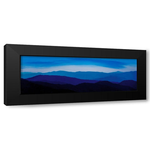 Misty Mountains IV Black Modern Wood Framed Art Print by McLoughlin, James