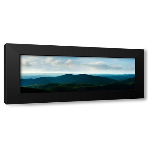 Misty Mountains V Black Modern Wood Framed Art Print with Double Matting by McLoughlin, James