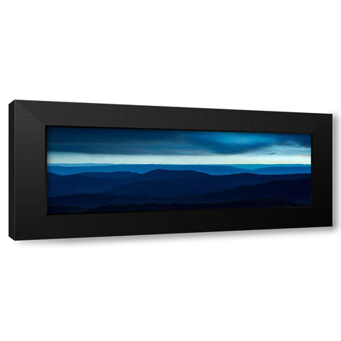 Misty Mountains VI Black Modern Wood Framed Art Print with Double Matting by McLoughlin, James