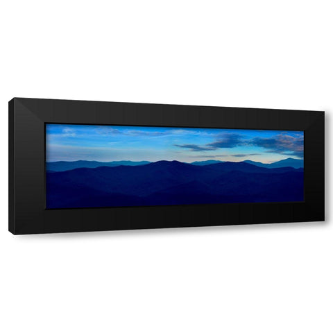 Misty Mountains VII Black Modern Wood Framed Art Print by McLoughlin, James