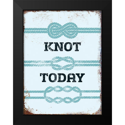 Punny Nautical I Black Modern Wood Framed Art Print by Brando, J.J.