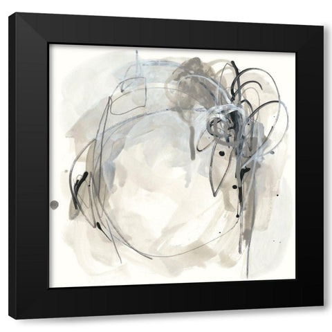 Monochrome Diaspora I Black Modern Wood Framed Art Print with Double Matting by Vess, June Erica