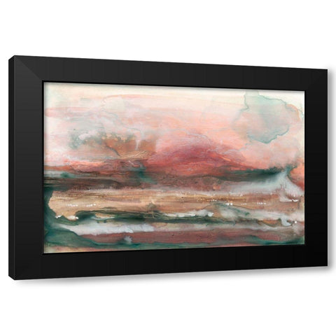 Lost Horizon I Black Modern Wood Framed Art Print with Double Matting by Stramel, Renee W.
