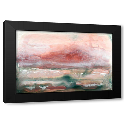 Lost Horizon II Black Modern Wood Framed Art Print with Double Matting by Stramel, Renee W.
