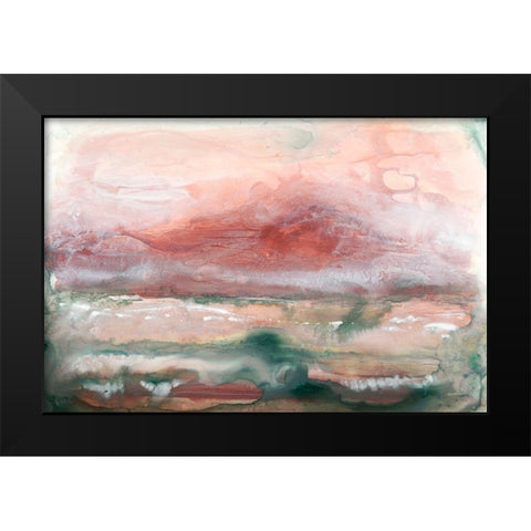 Lost Horizon II Black Modern Wood Framed Art Print by Stramel, Renee W.