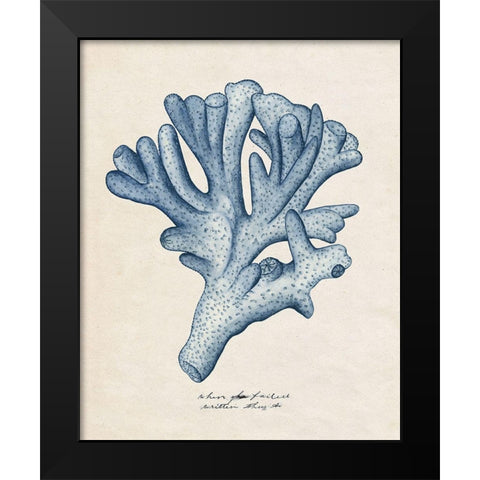 Sea Coral Study I Black Modern Wood Framed Art Print by Wang, Melissa