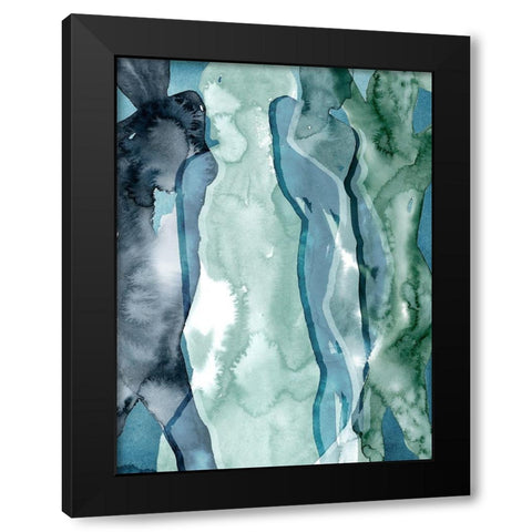 Water Women I Black Modern Wood Framed Art Print with Double Matting by Popp, Grace