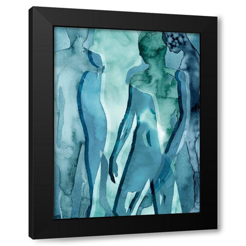Water Women II Black Modern Wood Framed Art Print by Popp, Grace