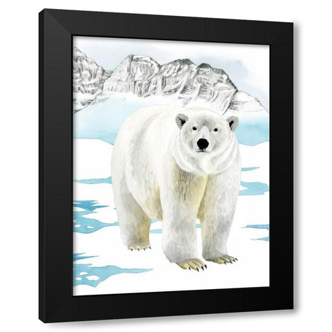 Arctic Animal II Black Modern Wood Framed Art Print with Double Matting by Popp, Grace