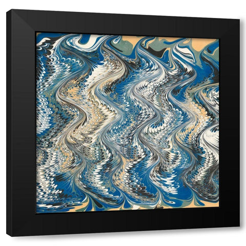 Florentine III Black Modern Wood Framed Art Print with Double Matting by Unknown