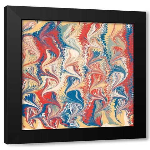 Florentine IV Black Modern Wood Framed Art Print with Double Matting by Unknown