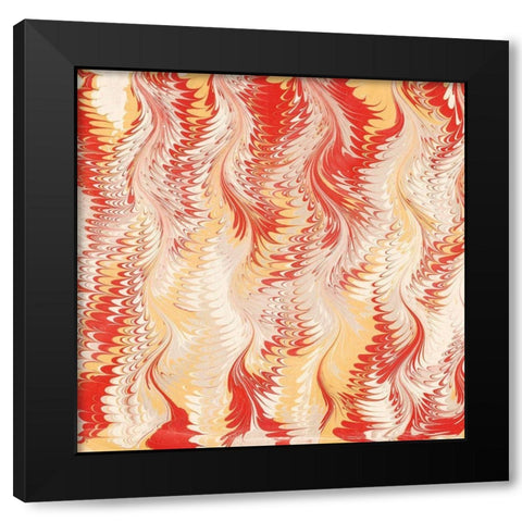 Florentine V Black Modern Wood Framed Art Print with Double Matting by Unknown
