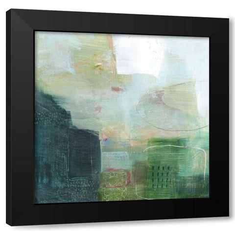 Galway II Black Modern Wood Framed Art Print with Double Matting by Borges, Victoria