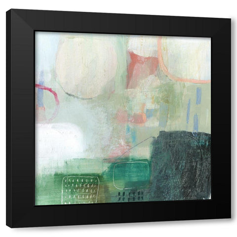 Galway III Black Modern Wood Framed Art Print with Double Matting by Borges, Victoria