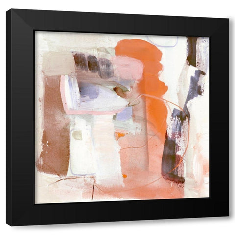 Ravel IV Black Modern Wood Framed Art Print by Borges, Victoria