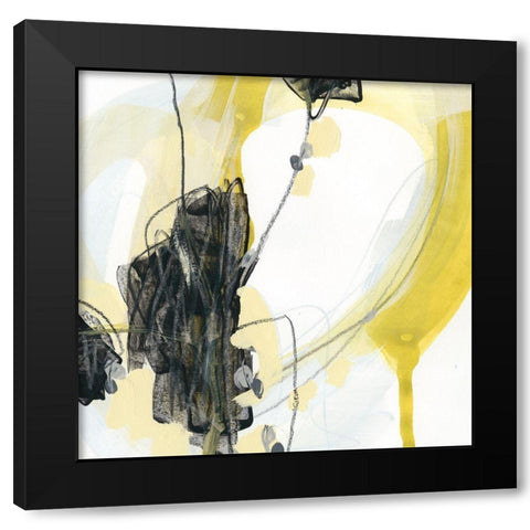 Conduit IV Black Modern Wood Framed Art Print by Vess, June Erica