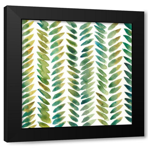 Woodbine III Black Modern Wood Framed Art Print with Double Matting by Zarris, Chariklia