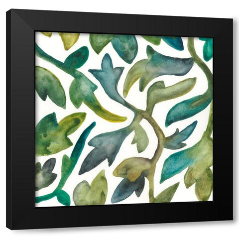 Woodbine VIII Black Modern Wood Framed Art Print with Double Matting by Zarris, Charliklia