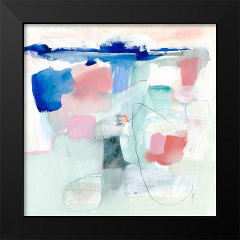 Procida II Black Modern Wood Framed Art Print by Borges, Victoria