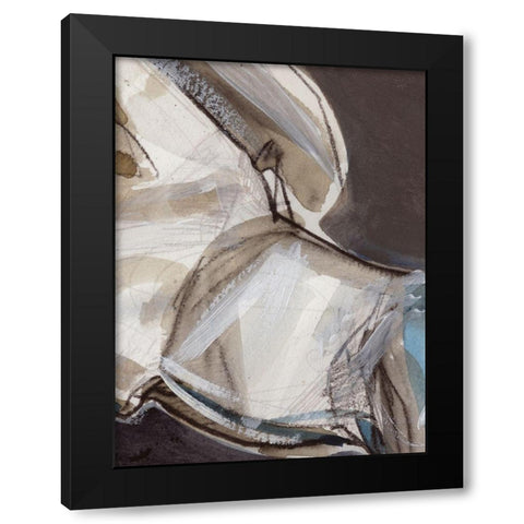 Horse Abstraction III Black Modern Wood Framed Art Print with Double Matting by Parker, Jennifer Paxton