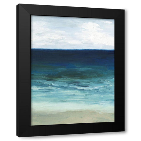 Sandfiddler Drive II Black Modern Wood Framed Art Print by Popp, Grace