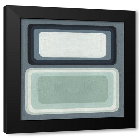 Maritime Color Field I Black Modern Wood Framed Art Print by Scarvey, Emma