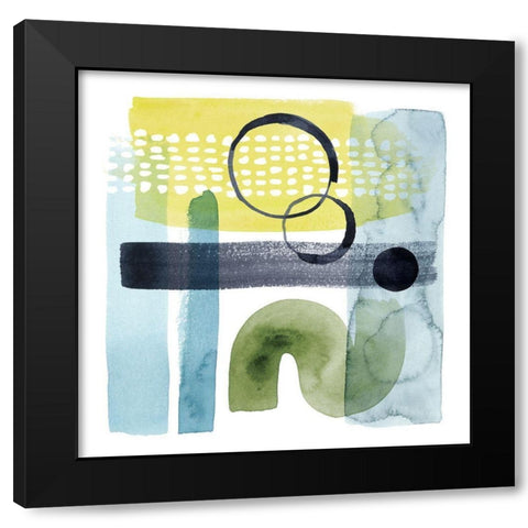 Refractions I Black Modern Wood Framed Art Print by Popp, Grace