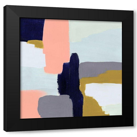 Languid II Black Modern Wood Framed Art Print with Double Matting by Borges, Victoria