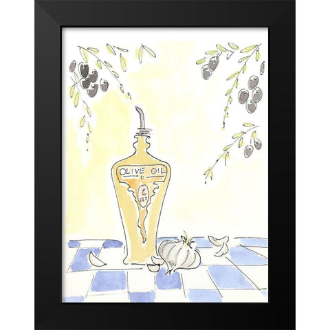 Olio della Cucina III Black Modern Wood Framed Art Print by Paul, Alan