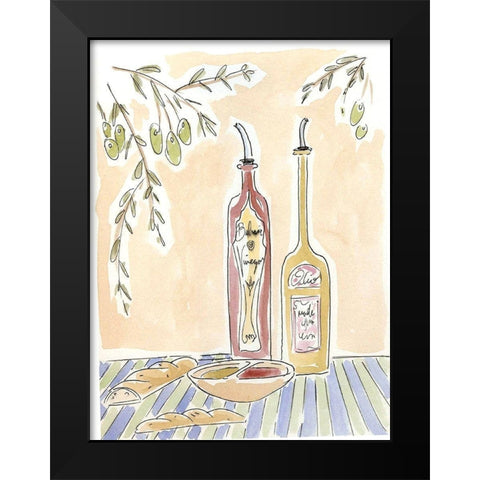 Olio della Cucina IV Black Modern Wood Framed Art Print by Paul, Alan