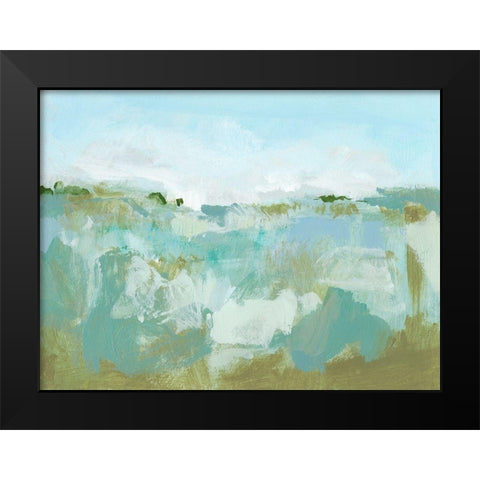 West Wind II Black Modern Wood Framed Art Print by Long, Christina