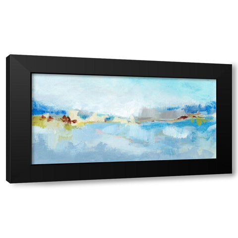 Sea Breeze Landscape II Black Modern Wood Framed Art Print by Long, Christina