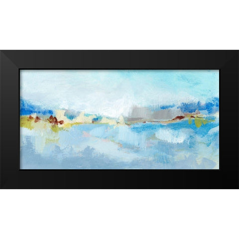 Sea Breeze Landscape II Black Modern Wood Framed Art Print by Long, Christina