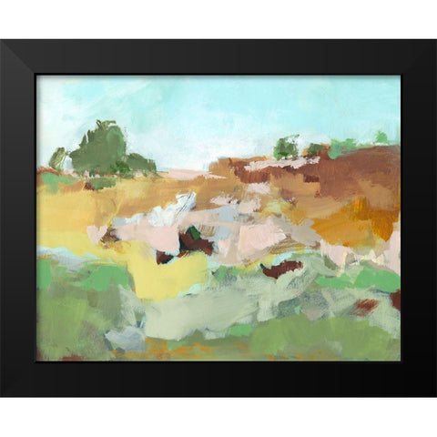 Summer Walk I Black Modern Wood Framed Art Print by Long, Christina