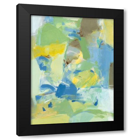 Jewels I Black Modern Wood Framed Art Print with Double Matting by Long, Christina