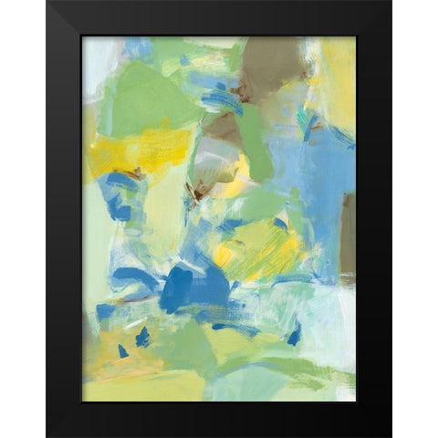 Jewels I Black Modern Wood Framed Art Print by Long, Christina