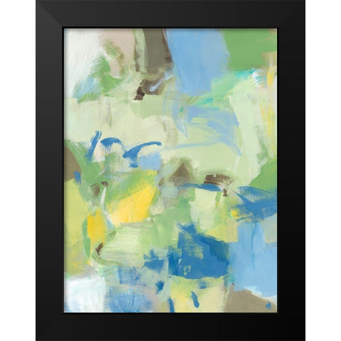 Jewels II Black Modern Wood Framed Art Print by Long, Christina