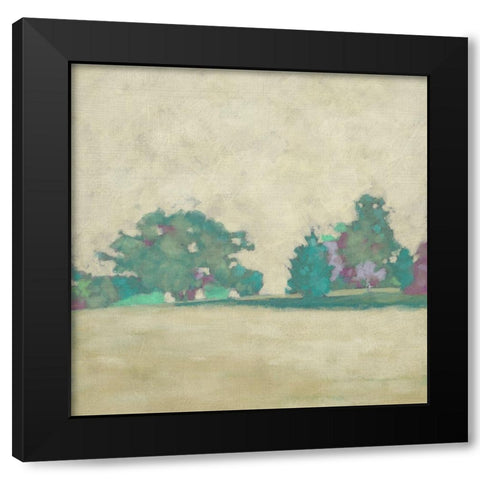 Surround Scape II Black Modern Wood Framed Art Print with Double Matting by Zarris, Chariklia