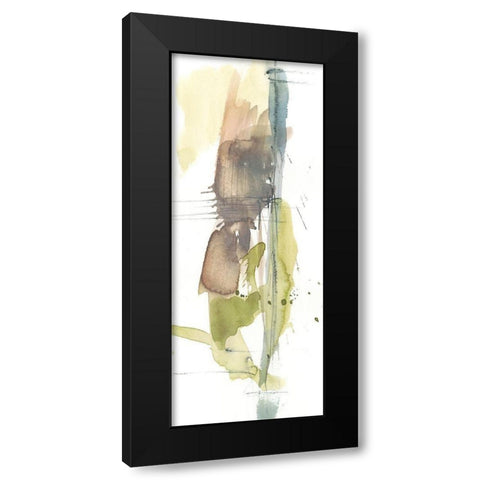 Dusty Splash II Black Modern Wood Framed Art Print with Double Matting by Goldberger, Jennifer