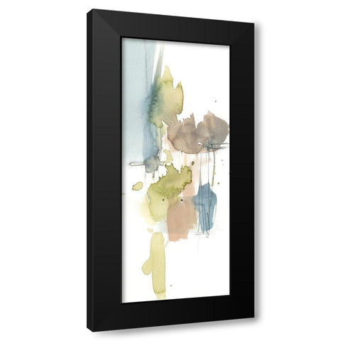 Dusty Splash III Black Modern Wood Framed Art Print with Double Matting by Goldberger, Jennifer
