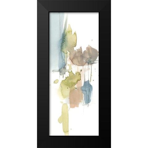 Dusty Splash III Black Modern Wood Framed Art Print by Goldberger, Jennifer